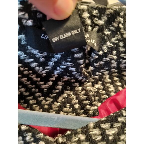 3286)Lifestyle Attitude by Larry Levine Wool Blend Tweed Career Blazer Sz 14 - Picture 9 of 9